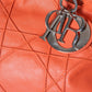 Christian Dior Polochon Cannage Rouge Dior Granville Top Handle Bag
