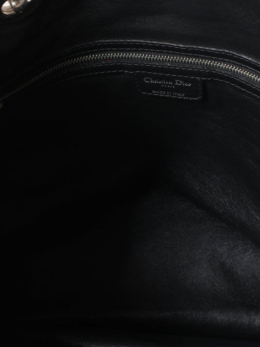 Christian Dior Large Woven Calfskin Bag