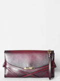 Burberry Large Maroon Crossbody Bag