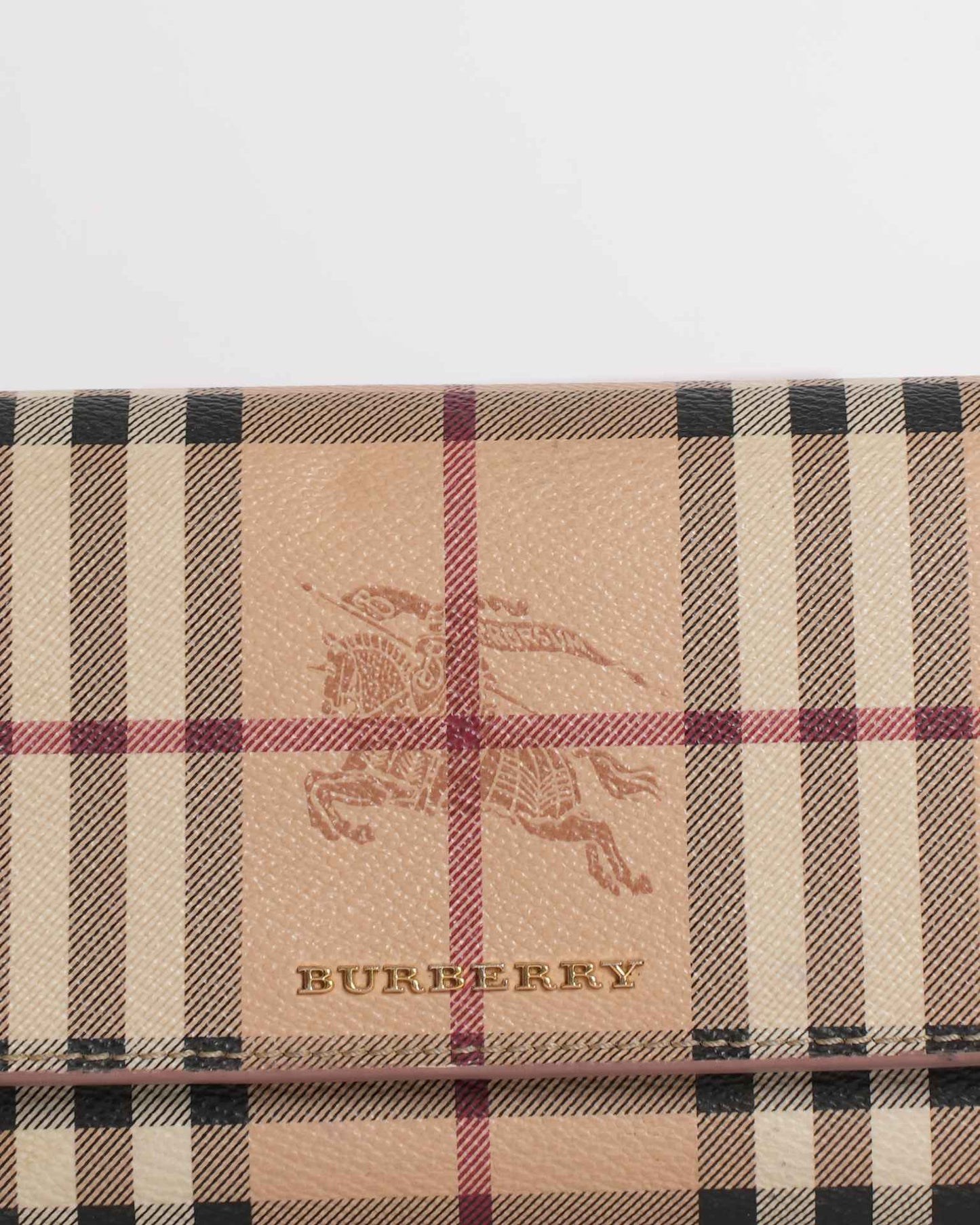 Burberry haymarket check halton wallet