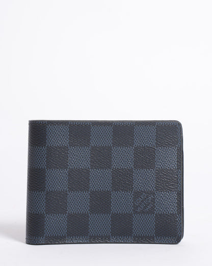 New Louis Vuitton Men's Wallet In Black & Blue