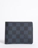 New Louis Vuitton Men's Wallet In Black & Blue