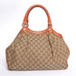 Gucci Canvas Sukey Tote in Brown