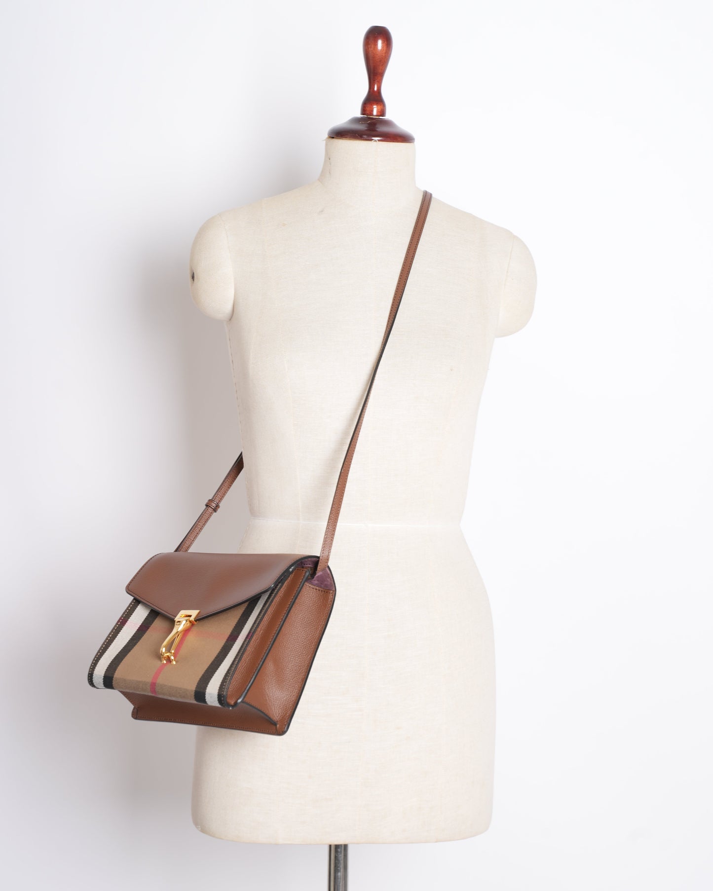 Burberry Macken Leather Crossbody Bag