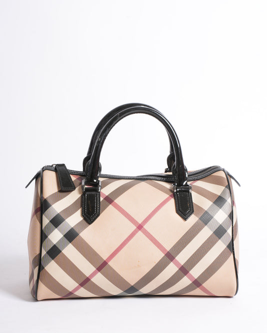 Burberry Nova Check Bowling Bag