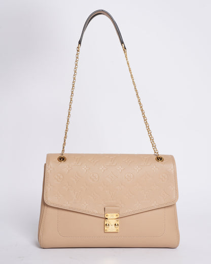 New Louis Vuitton Saint Germain MM Monogram Empreinte Leather Bag