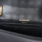 New Burberry Mini Lola Crossbody In Black With Golden Hardware