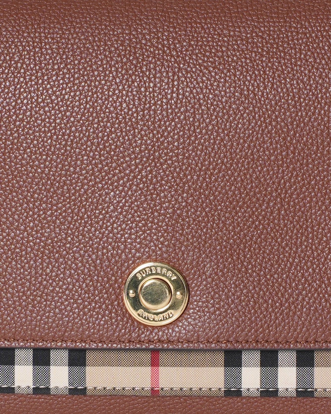 Burberry Note Medium Canvas Leather Shoulder Bag