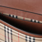 Burberry Note Medium Canvas Leather Shoulder Bag