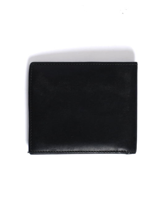 Gucci Black Leather Interlocking G Bi-Fold Wallet