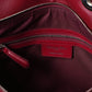 Christian Dior Polochon Cannage Rouge Dior Grenville Top Handle Bag In Red