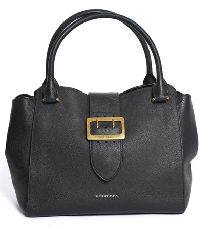 Burberry Grained Leather Shoulder Bag