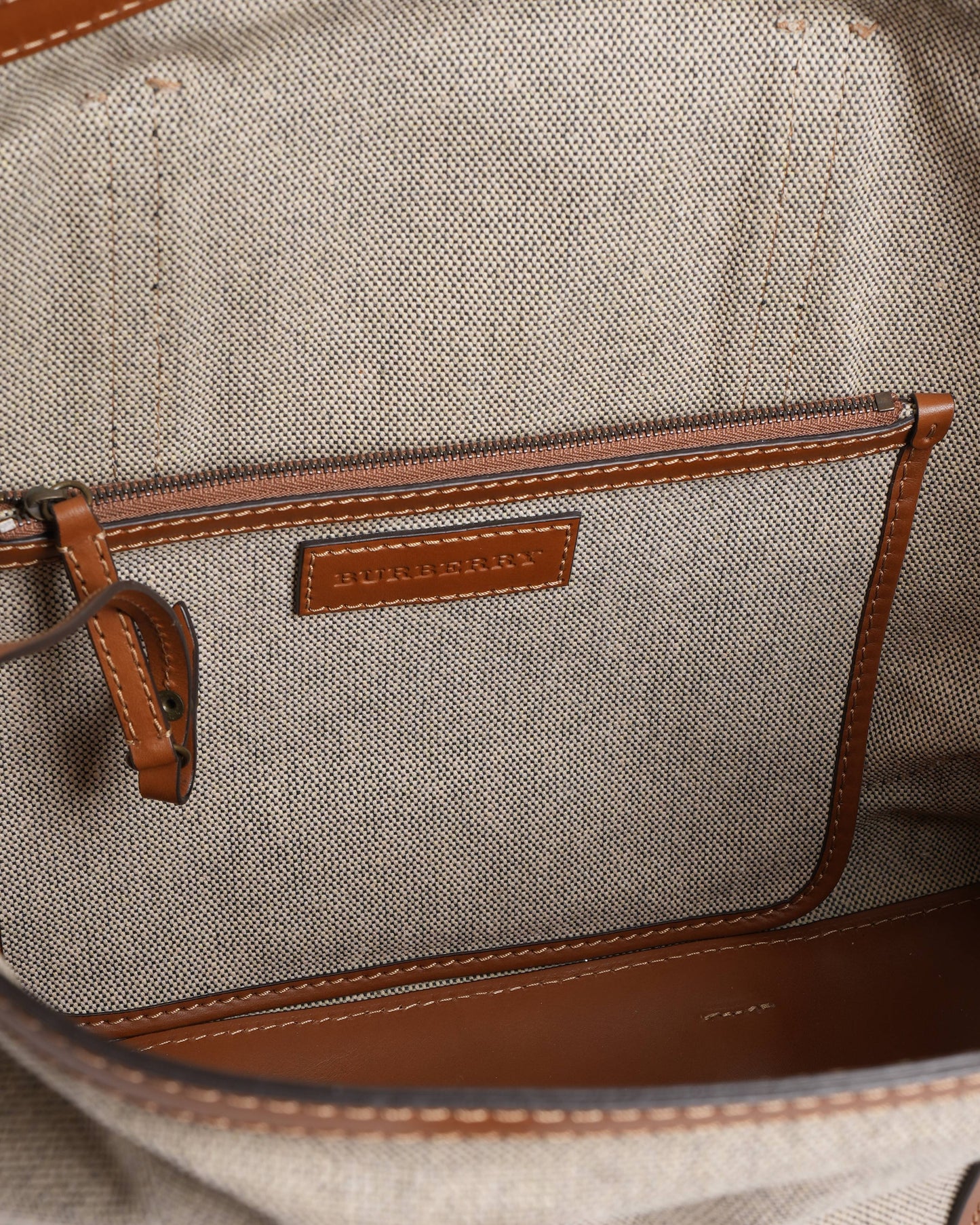 New Burberry  Patterson Canvas Logo Tote
