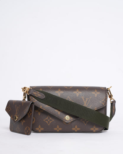 Louis Vuitton Monogram Félicie Strap & Go Crossbody Bag