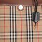 New  Burberry society top handle bag