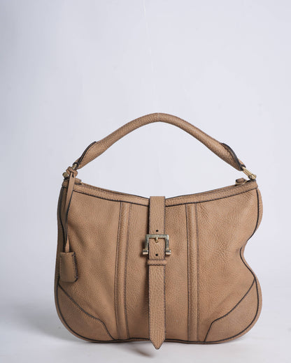 Burberry  laeather large hobo bag