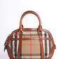 Burberry Ho  Check Bridle Orchard Top Handle Bag