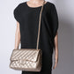 Chanel Metallic  Quilted Leather Classic Flap Bag