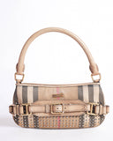 Burberry  Embellished Check Sling Shoulder Bag