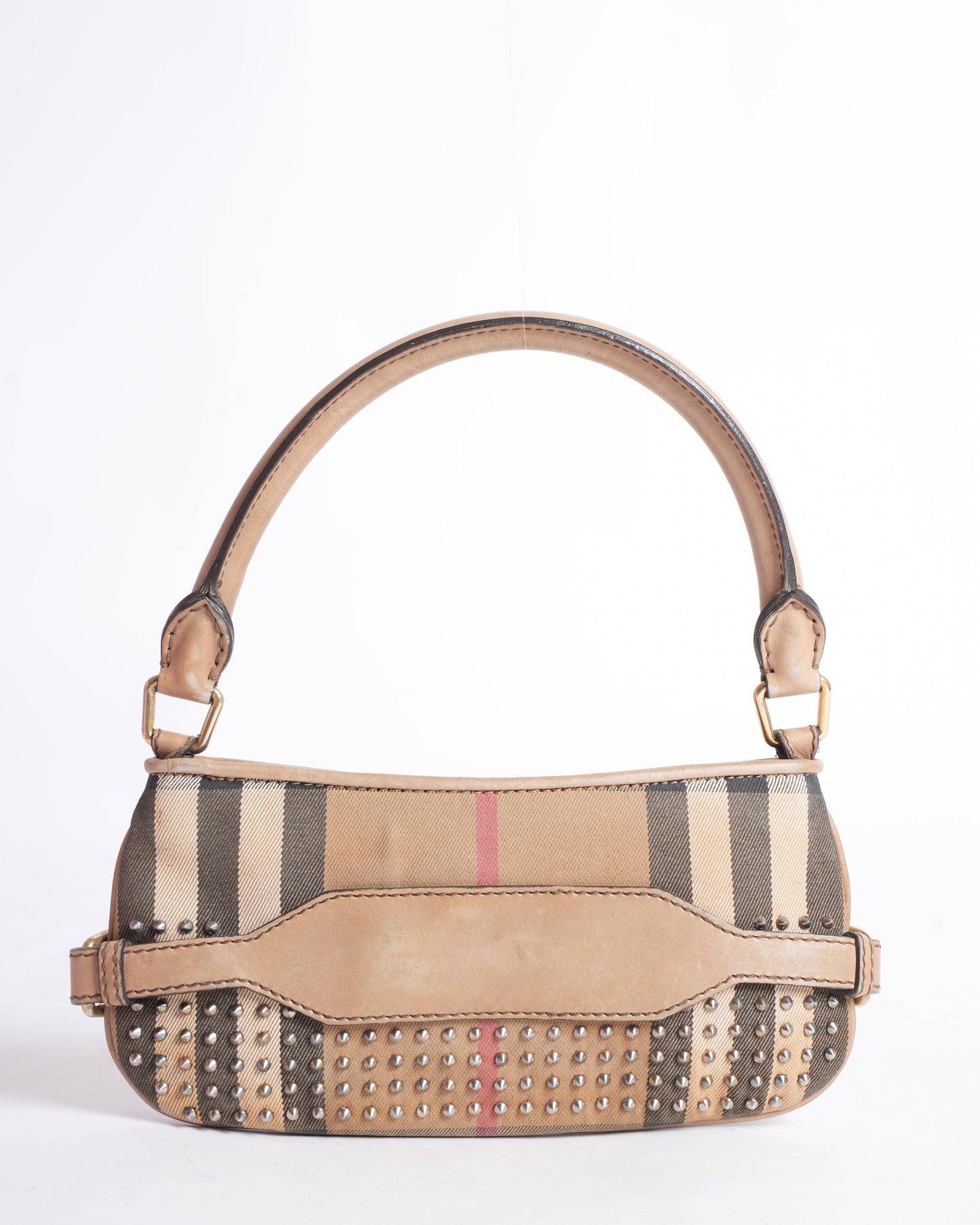 Burberry  Embellished Check Sling Shoulder Bag