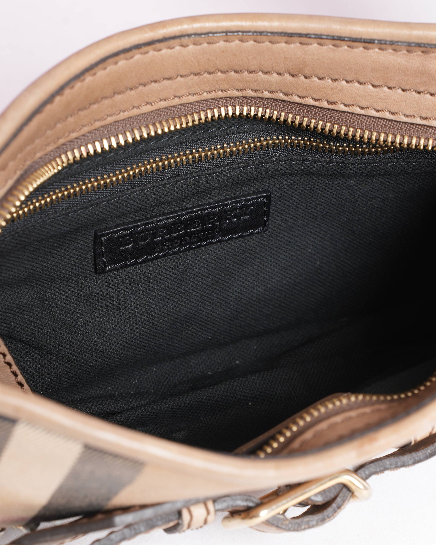 Burberry  Embellished Check Sling Shoulder Bag