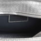 Lady Dior Small Cannage Motif Bag In Metallic Silver