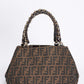 Fendi Tobacco Zucca Mia Shoulder Bag