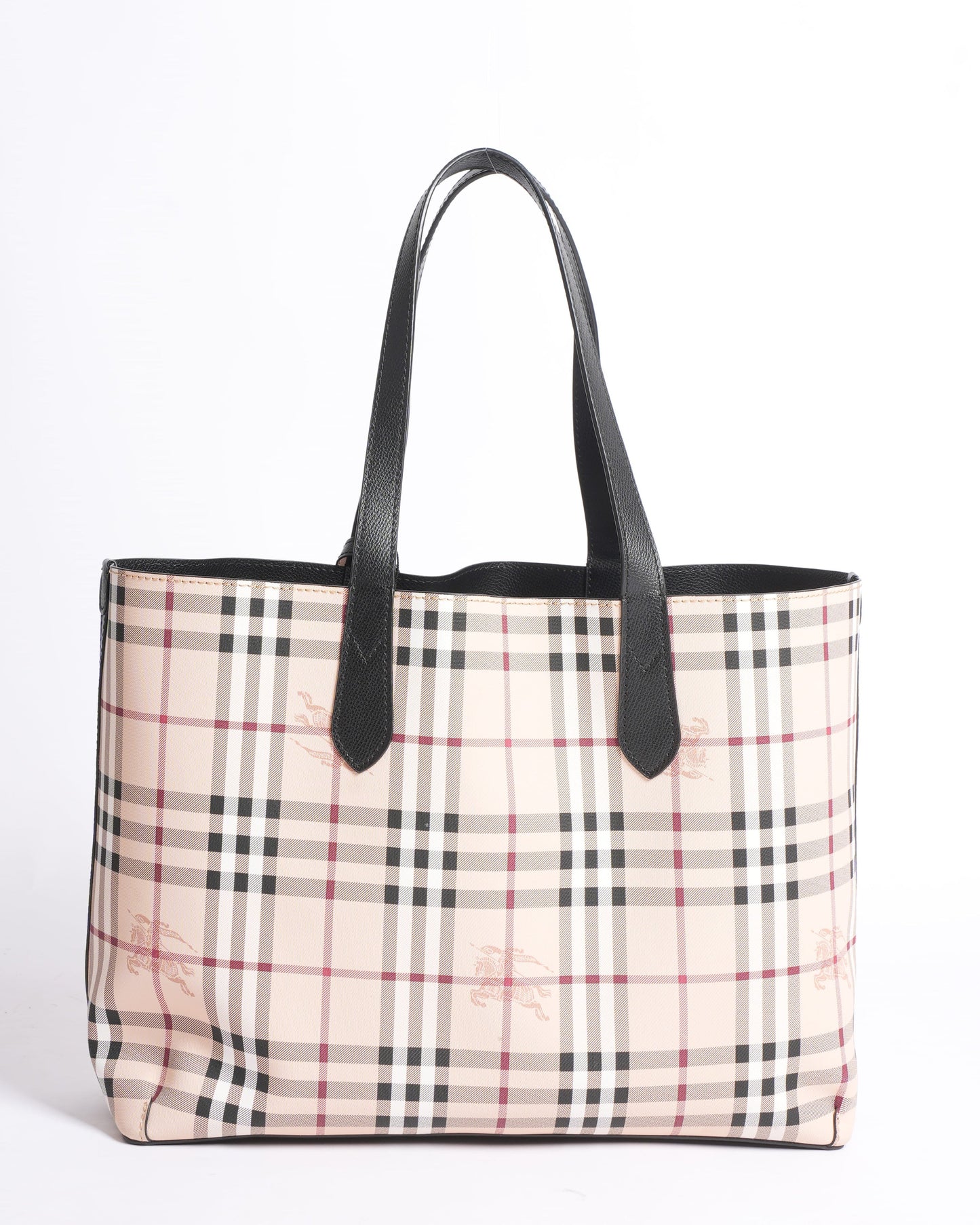 New Burberry Salisbury Haymarket Leather Handbag