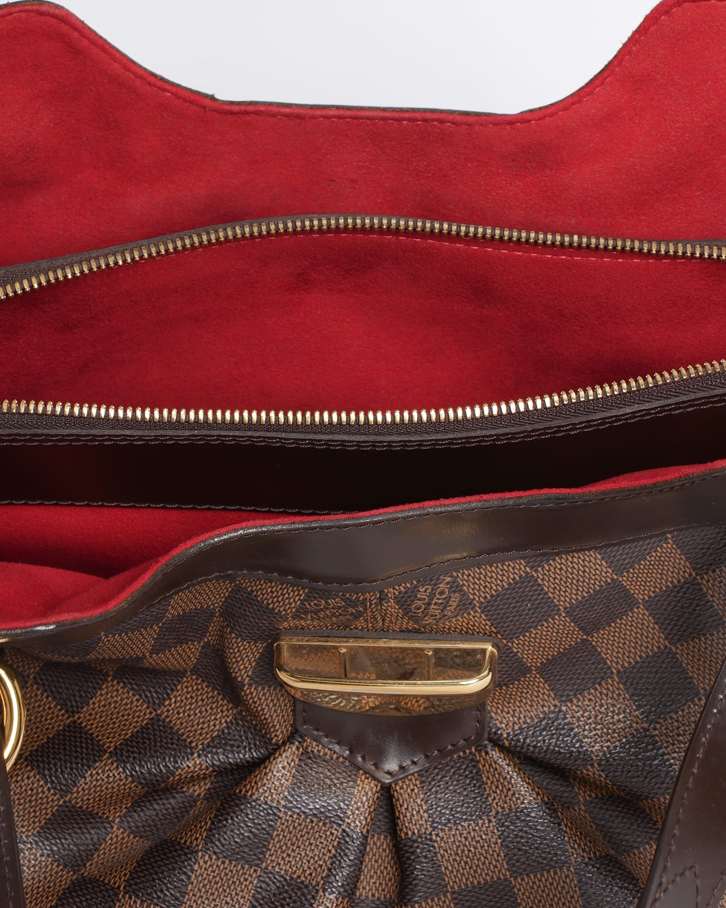 Louis Vuitton Damier Ebene Canvas Sistina Bag