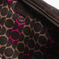 Gucci Ribbon Motif Brown Leather Shoulder Bag