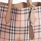 New Burberry  Medium Tote Heymarket Reversible Ho  Check Mid Camel Leather