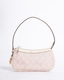 Gucci Pink GG Canvas Baguette Shoulder Bag