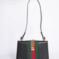 Gucci Sylvie Leather Shoulder Bag in Black