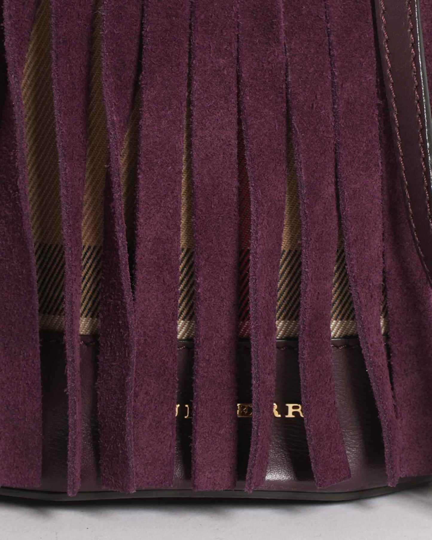 Burberry fringed armcandy bag