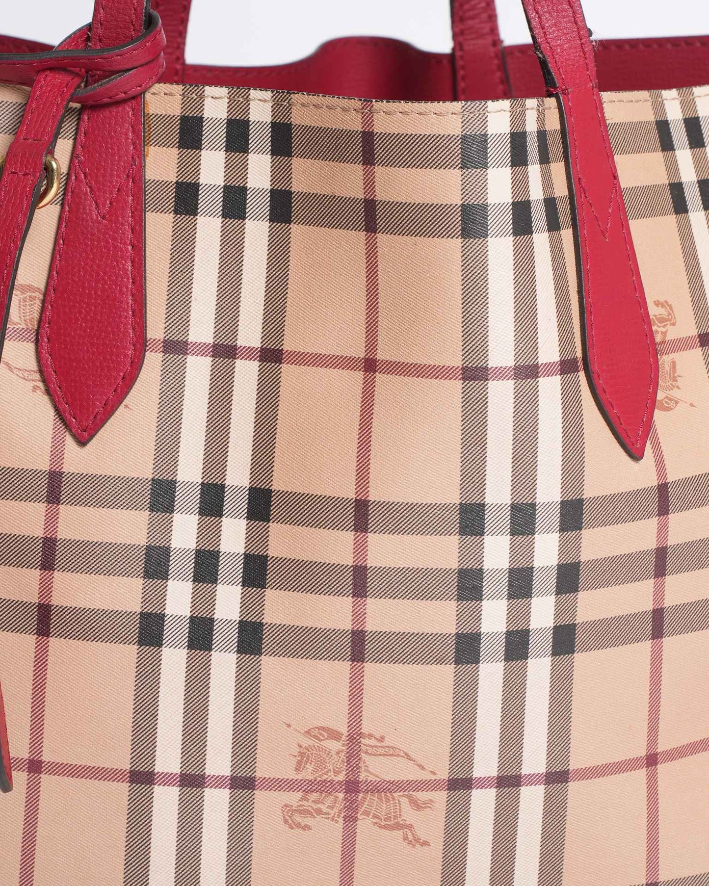Burberry Haymarket Reversible Tote Bag