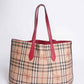 Burberry Haymarket Reversible Tote Bag