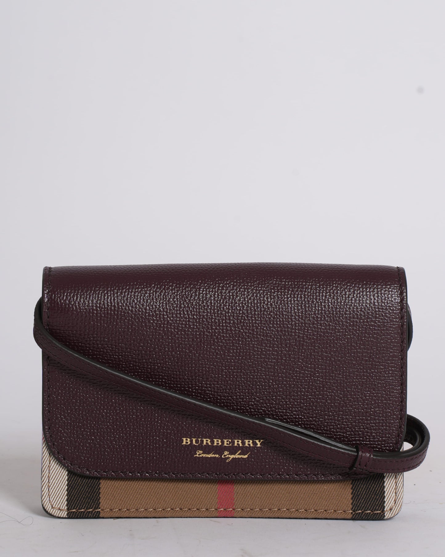 Burberry Hampshire Ho  Check Crossbody Bag