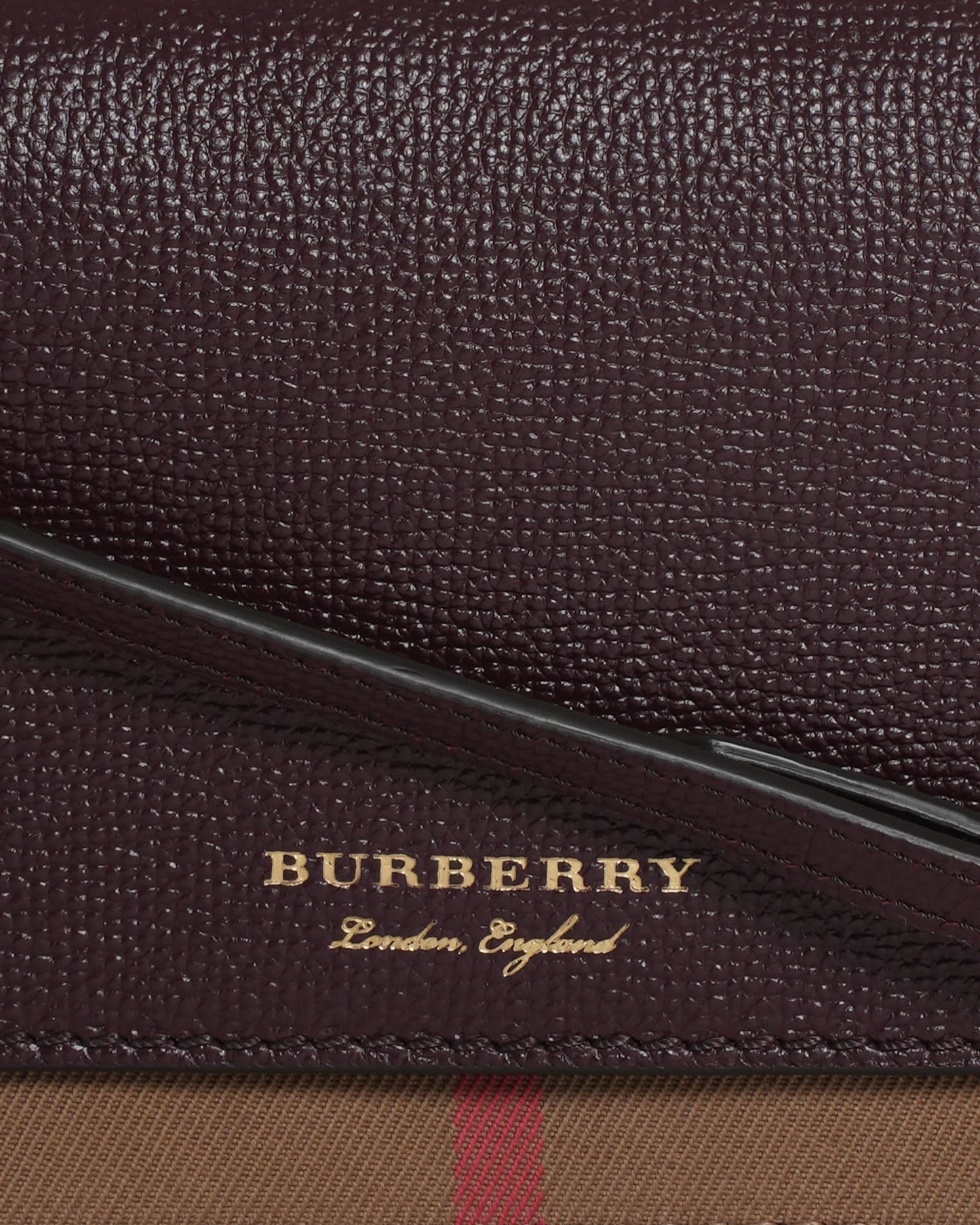 Burberry Hampshire Ho  Check Crossbody Bag