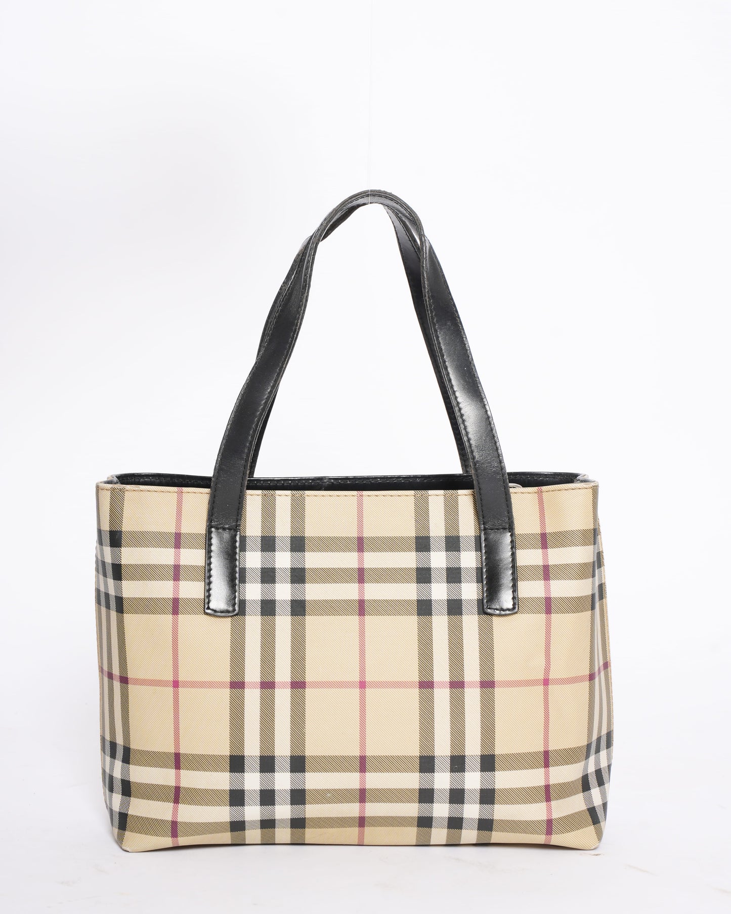 Burberry check nova tote bag