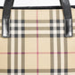 Burberry check nova tote bag