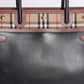 New Burberry Ho  Check Title Top Handle Bag
