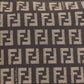 Fendi Black Fabric Baguette Shoulder Bag