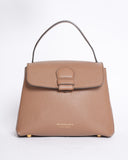 Burberry Camberley Top Handle Bag in Leather and Ho  Check Canvas