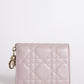Mini Lady Dior Gardenia Wallet