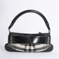 Burberry Small Shoulder Bag in Checkered Canvas & Leather