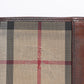 Burberry bifold checkered canvas wallet