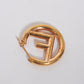 F is Fendi Small Hoop Earrings