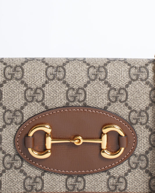 New Gucci Horsebit Chain 1955 Wallet