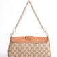 Gucci Beige/Brown GG Canvas Marrakech Evening Shoulder Bag