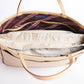 Burberry Label Beige Canvas Tote Bag